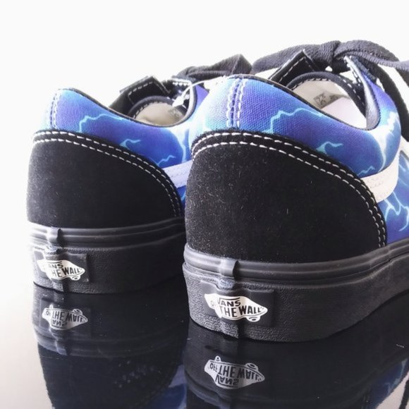 Vans Men's Old Skool Lace Up Leather Suede / Canvas Sneaker - Picture 7 of 12